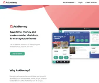 Askhomey.com(Home) Screenshot