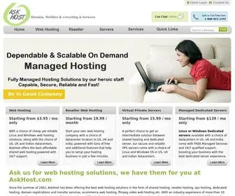 Askhost.com(Web Hosting & Domain Names Registration Services) Screenshot