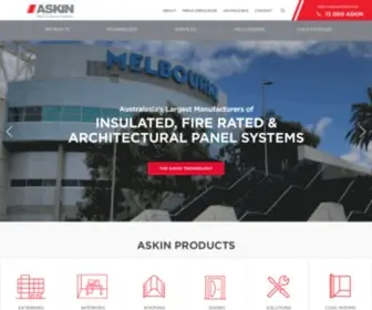 Askin.net.au(ASKIN Performance Panels) Screenshot