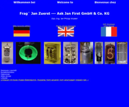 Askjanfirst.com(Frag Jan zuerst) Screenshot