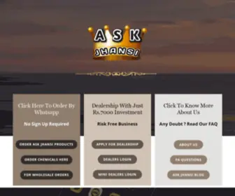 AskjHansi.com(ASK Jhansi Homecare Products) Screenshot