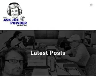 Askjoepowder.com(Bringing you the news and answering your questions about powder coating technology) Screenshot