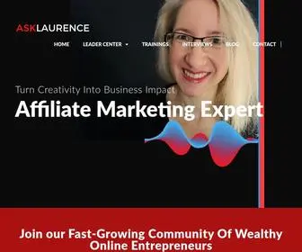 Asklaurence.com(Affiliate Marketing Expert) Screenshot