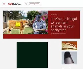 Asklegal.my(How Malaysian law works) Screenshot