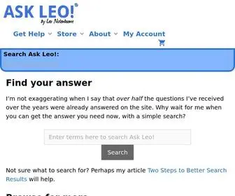 Askleo.com(Subscribe to Ask Leo) Screenshot