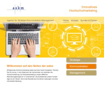 ASKM.de(Agentur für Strategie) Screenshot