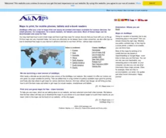 Askmaps.com(Free maps for printing and as downloads for mobile phones and ebook readers) Screenshot