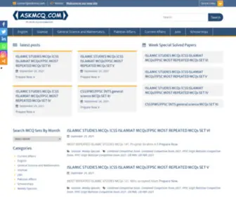 ASKMCQ.com(#1 mcq site for test preparation) Screenshot