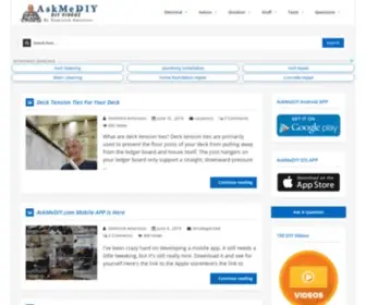 Askmediy.com(Your Home Improvement Resource With How To Videos) Screenshot