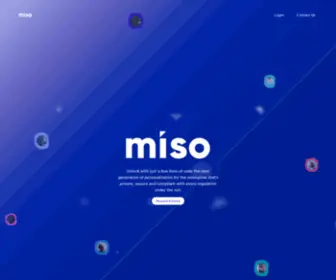 Askmiso.com(Build with the Power of Small Data Personalization) Screenshot