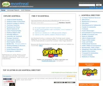 Askmontreal.com(Montreal business directory) Screenshot