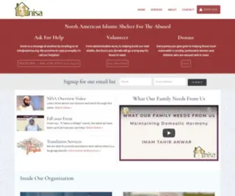 Asknisa.org(North American Islamic Shelter for the Abused) Screenshot