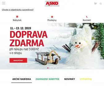 Asko-Nabytek.cz(Asko nábytek) Screenshot