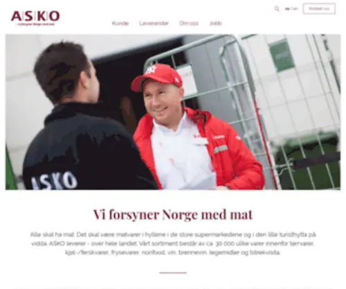 Asko.no(Vi forsyner Norge med mat) Screenshot