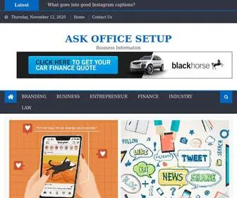 Askofficesetup.com(Business Information) Screenshot