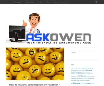 Askowen.info(Ask Owen) Screenshot