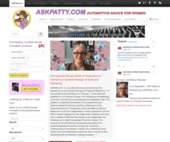 Askpatty.com(Automotive Advice for Women) Screenshot
