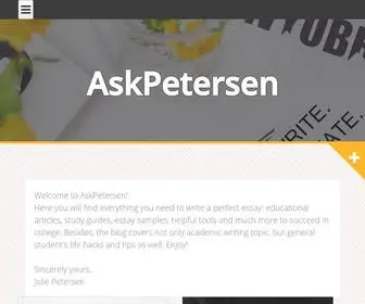 Askpetersen.com(Askpetersen) Screenshot