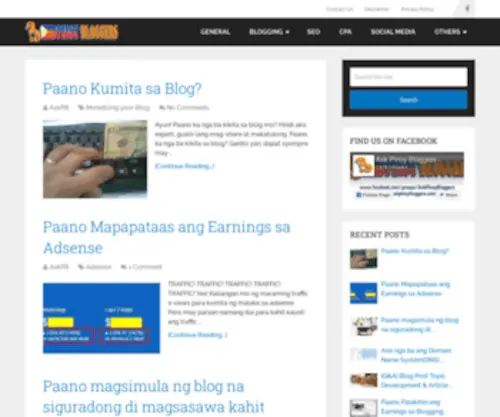 Askpinoybloggers.com(Ask Pinoy Bloggers) Screenshot