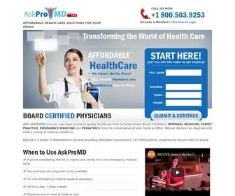 Askpromd.com(The page cannot be displayed) Screenshot