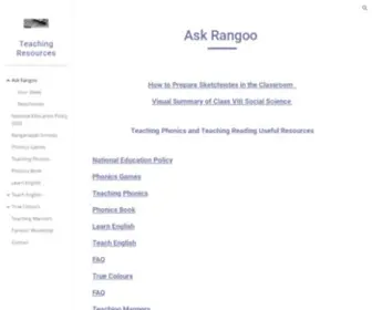 Askrangoo.com(Teacher Development) Screenshot