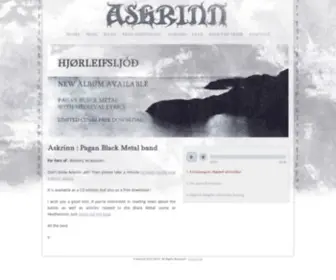 Askrinn.com(Pagan Black Metal) Screenshot