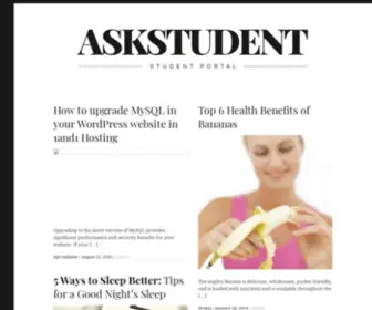 Askstudent.com(Student Portal) Screenshot