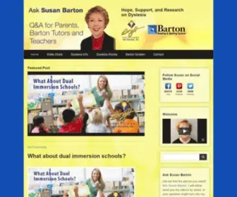 Asksusanbarton.com(Ask Susan Barton) Screenshot