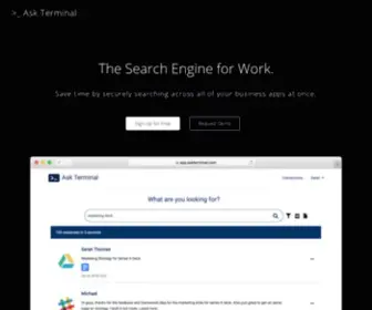 Askterminal.com(Ask Terminal) Screenshot