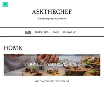 Askthechefblog.com(Askthechefblog) Screenshot