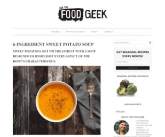 Askthefoodgeek.com(Ask the Food Geek) Screenshot