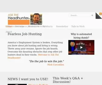 Asktheheadhunter.com(Ask The Headhunter) Screenshot