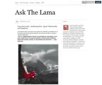 Askthelama.com(Lama Surya Das) Screenshot