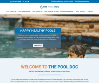 Askthepooldoc.com(Committed to Excellence in Pool Care for Over 14 Years) Screenshot