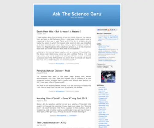 Askthescienceguru.com(Askthescienceguru) Screenshot