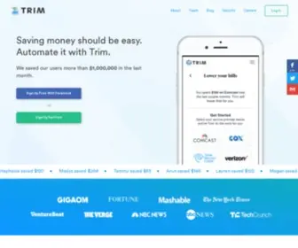 Asktrim.com(Save Money Automagically) Screenshot