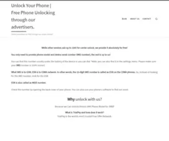 Askunlock.net(Unlock your phone for FREE through our unique method) Screenshot