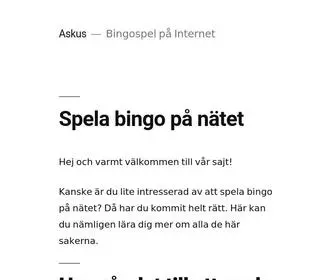 Askus.se(askus) Screenshot