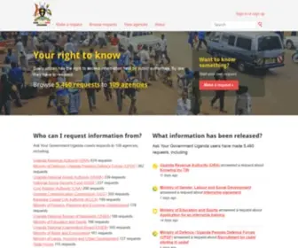 Askyourgov.ug(Ask Your Government Uganda) Screenshot