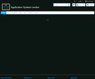 ASL-Shop.com(Application Systems London) Screenshot
