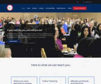 Asla.com(We train people to become lucrative seminar leaders & how to write their books and market theirs finished products) Screenshot