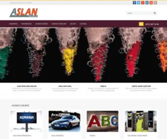 Aslanreklamcilik.com(Reklamcılık) Screenshot