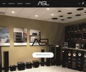 Aslaudioyvideo.com.ar(ASL Sistemas Audiovisuales) Screenshot