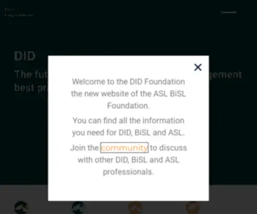 Aslbislfoundation.org(ASL BiSL Foundation) Screenshot