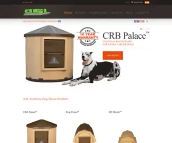 Asldoghouses.com(Insulated Doghouses by ASL Solutions Inc) Screenshot