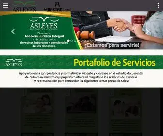 Asleyes.com(Maestro Legal) Screenshot