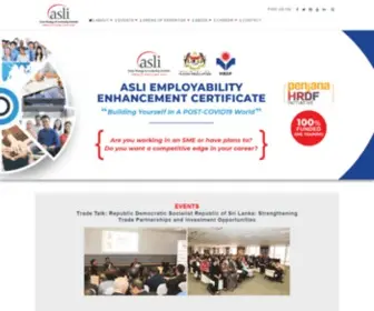 Asli.com.my(Asian Strategy & Leadership Institute) Screenshot