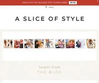 Asliceofstyle.com(A Slice of Style) Screenshot