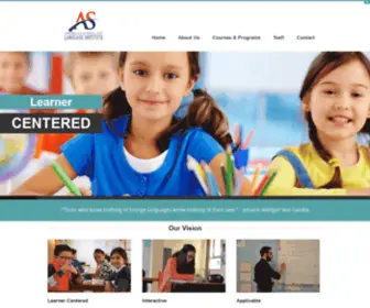 Aslifez.com(The American School Language Institute) Screenshot