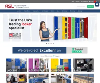 Asllockers.co.uk(Lockers & Storage Products) Screenshot